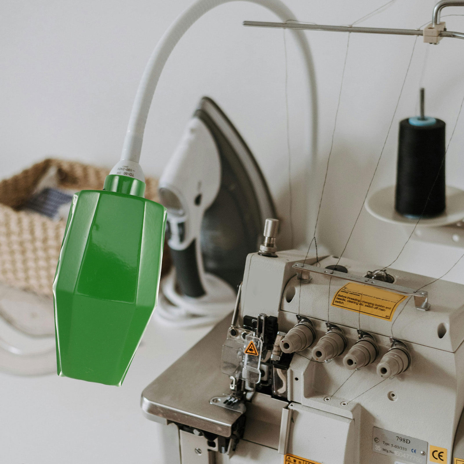 Workshop Tools Machine - Kap Lampu Mesin Perkakas Hijau Pelindung