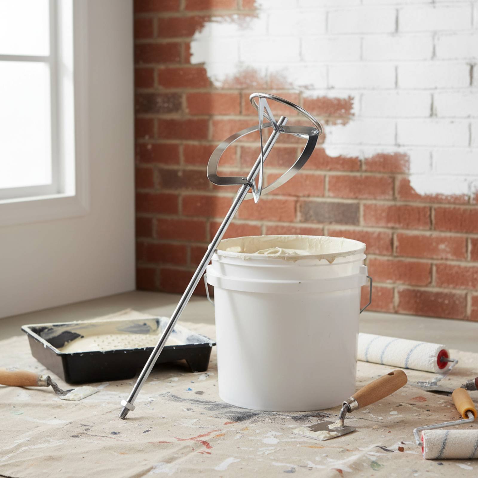 Tools Use In Workshop - Pengaduk Semen Tahan Lama, Aksesori Bor