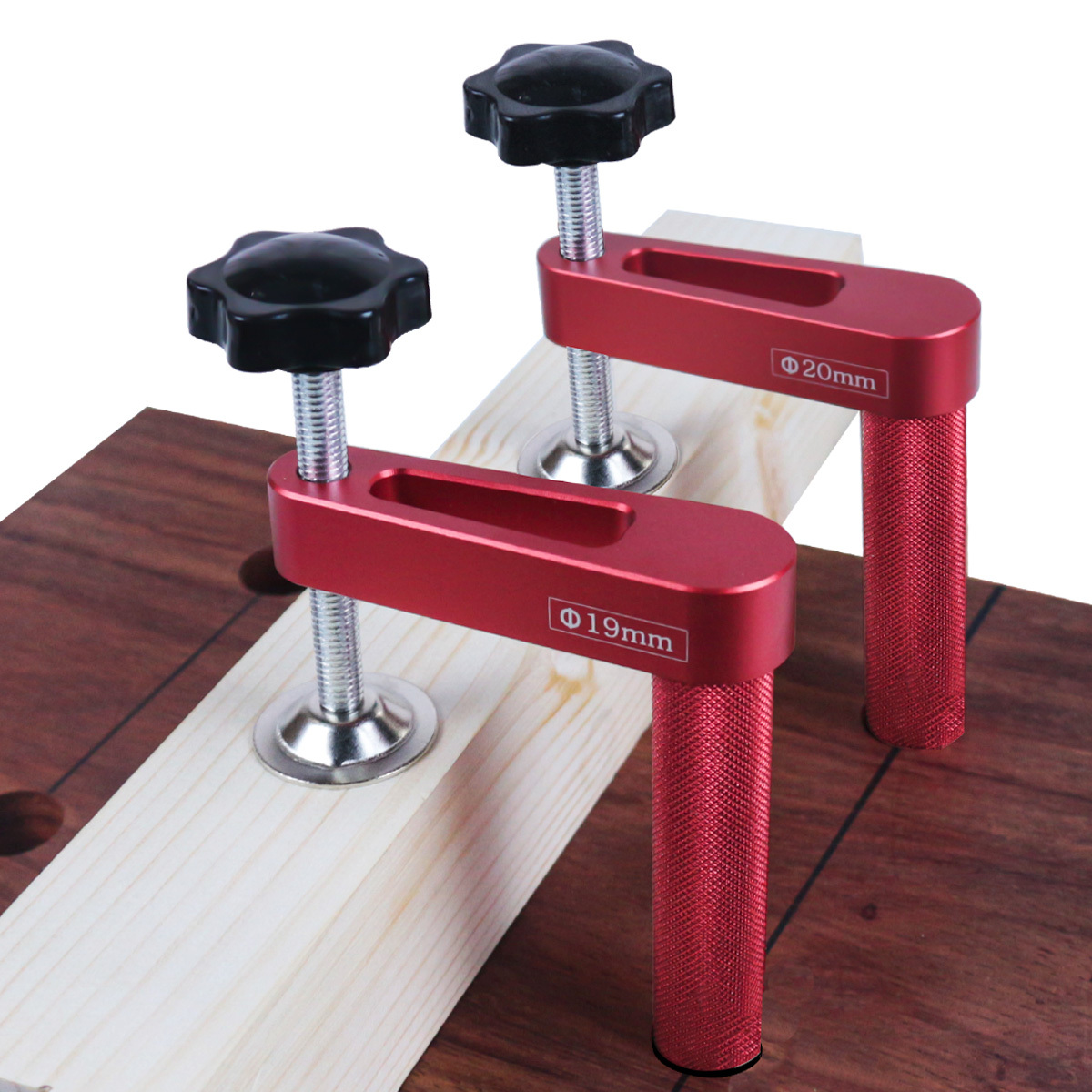 Bench Dog Hole - 1 buah 19mm/20mm penjepit lubang anjing