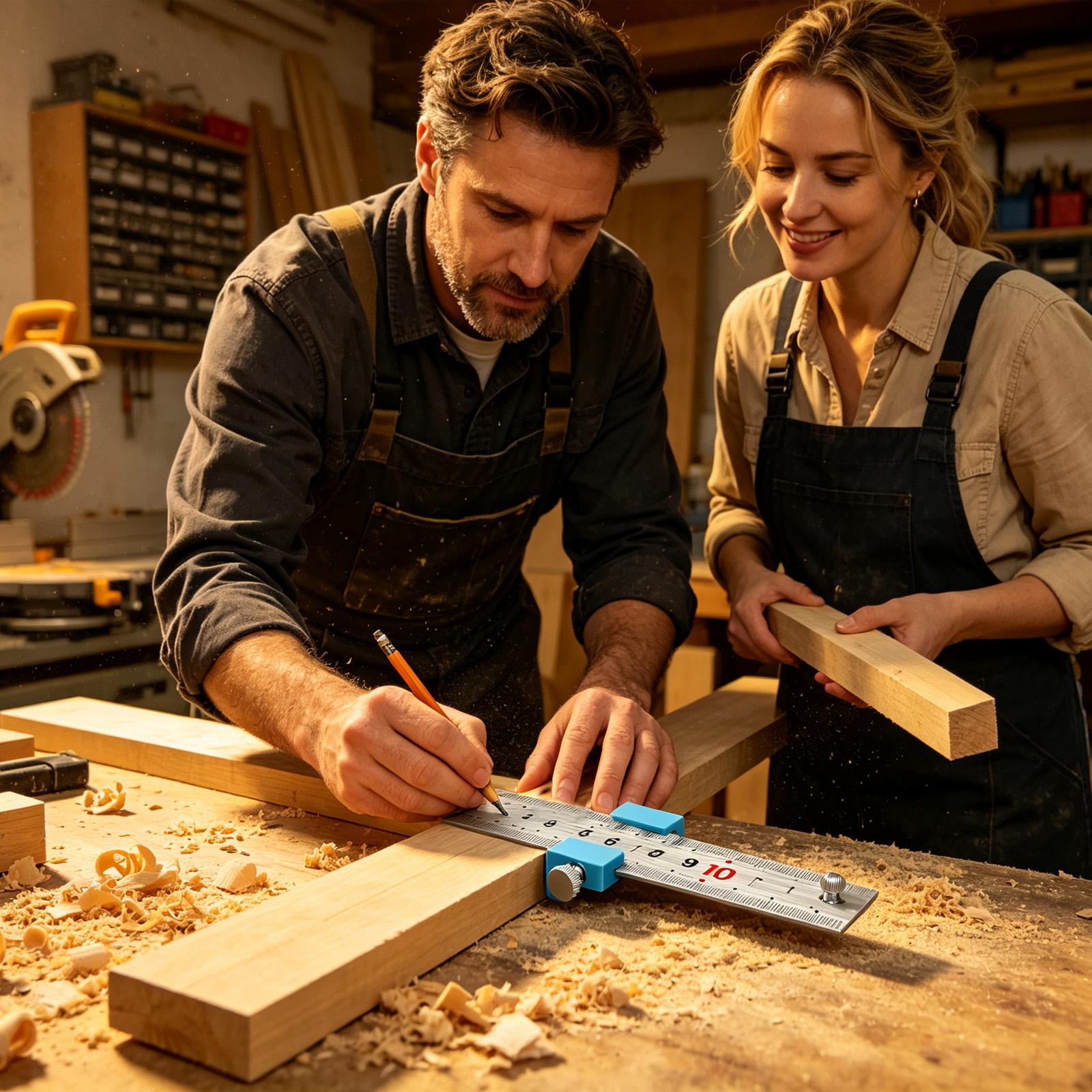 Tools For Woodworking Workshop - Alat Pertukangan Kayu, Penggaris Pertukangan, Alat