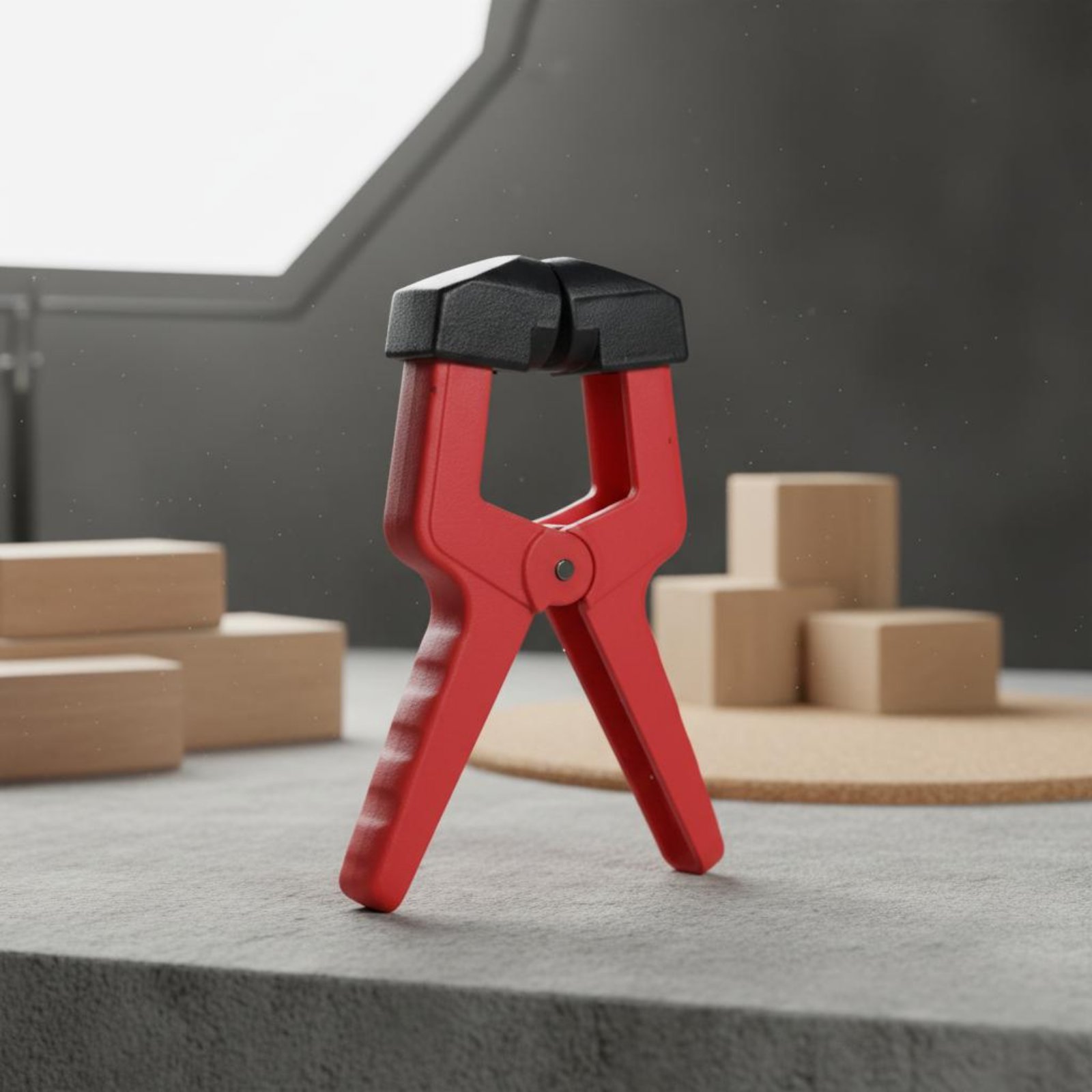 Penjepit Segitiga Warna Merah  - Tools For Woodworking Workshop ulasan dan harga