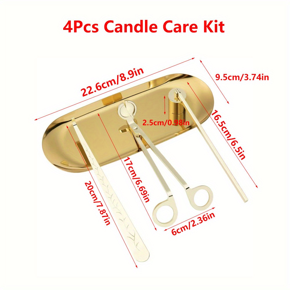 4 Buah/Set Kit Perawatan Lilin - Workshop Tools Diy ulasan dan harga