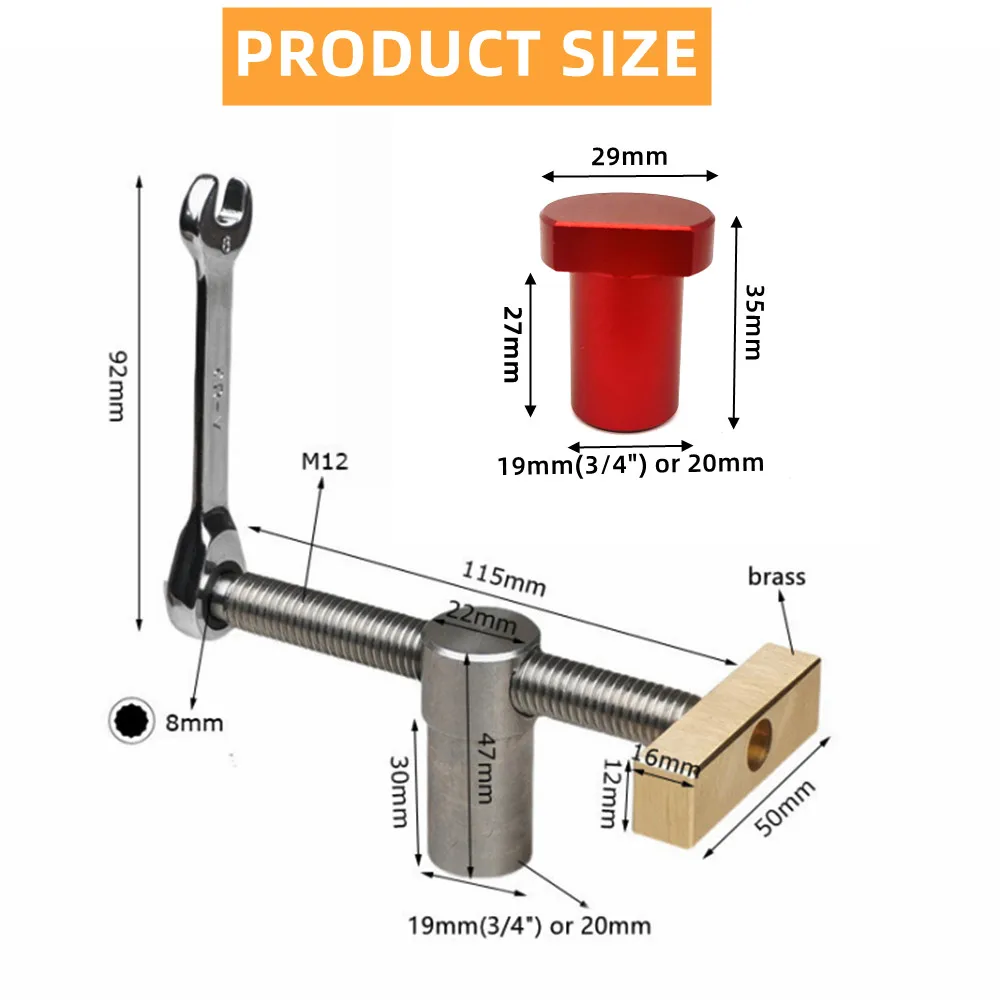 Penjepit Meja Kerja Kayu yang  - Bench Dog Hole ulasan dan harga