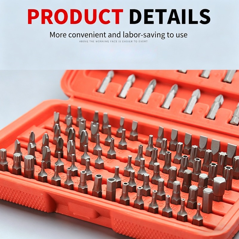 100PCS Set Mata Obeng, Kit Mat - Tools Use In Workshop ulasan dan harga