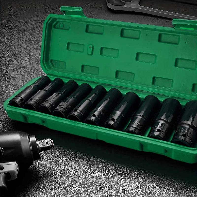 10Pcs Set Soket Impact Metrik  - Car Workshop Tools And Equipment ulasan dan harga