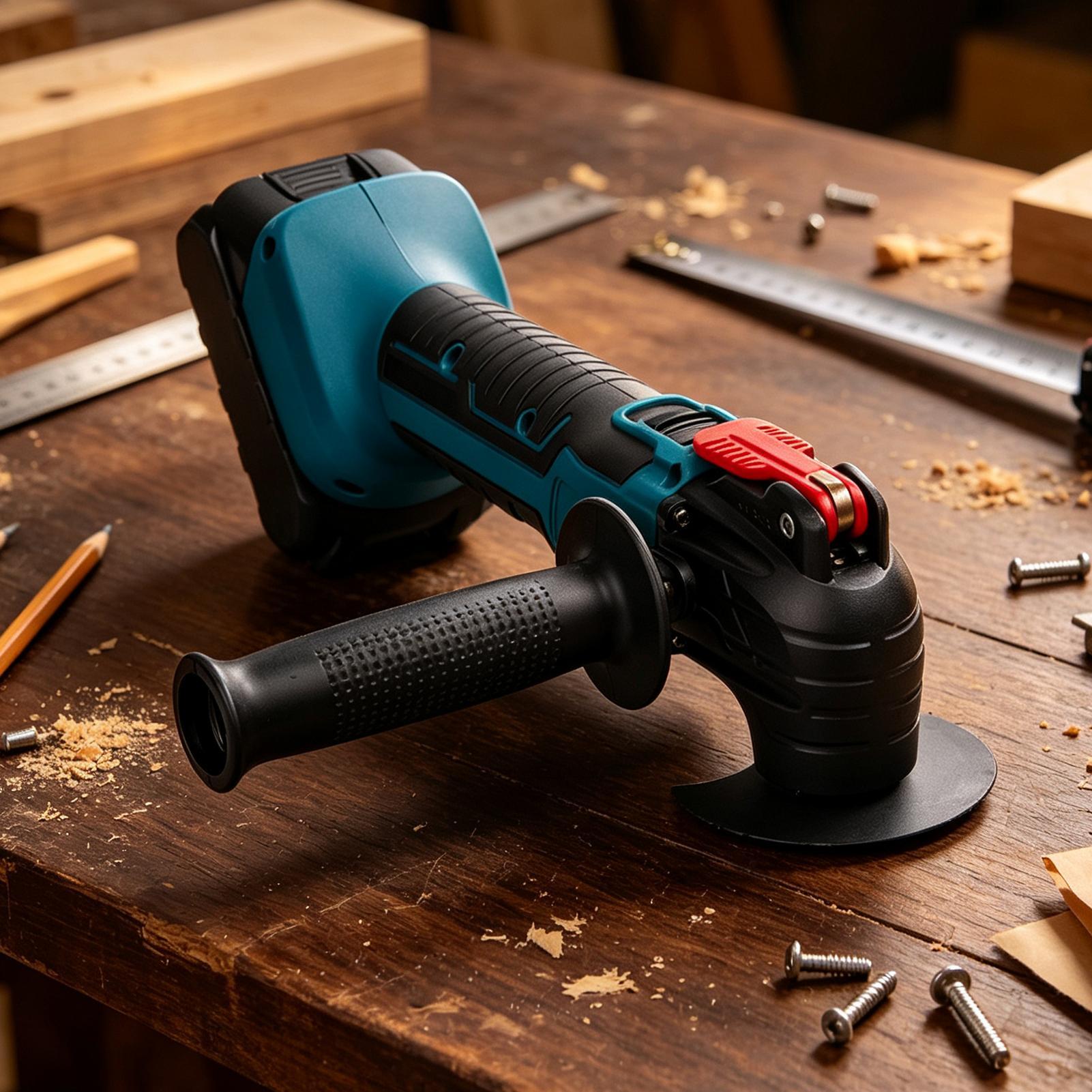 Penggiling Sudut Tanpa Kabel,  - Tools For Woodworking Workshop ulasan dan harga